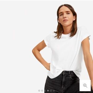 Everlane Boxy Cut Tees, black & white size L